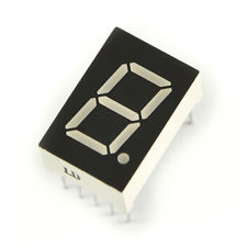 1 bit 7 segment red