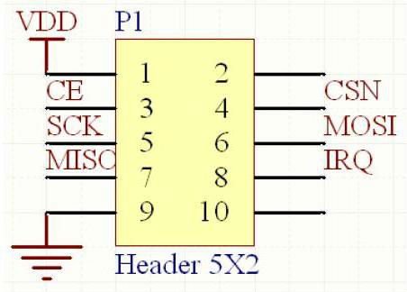 2,4Ghz NRF24L01+ transceiver, ny type. - Billede 3