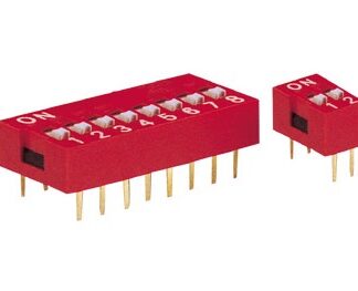DIP-switchpositioner Rød 2,54 mm Pitch Slide