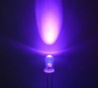 LED 5 mm klar linse - UV