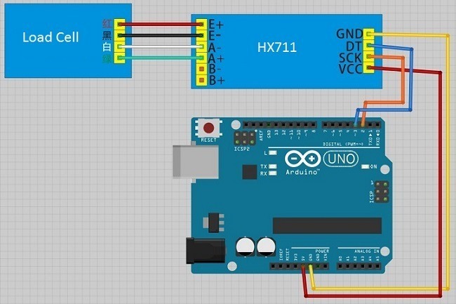 Vægt Føler Dual-Channel A/D Modul, HX711 - Billede 5