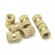 M8x8 10OD Embedded Knurled Nut