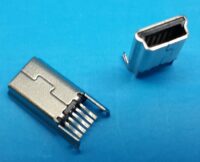 Mini USB 5Pin Han SMT SMD-stik Loddestik Connectors
