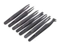 Plastic Heat Resistant Anti-static Tool Tweezer 7stk