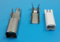 USB 2.0 Type B 4Pin hanstikledningsloddestik