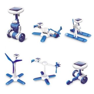 6 in 1 solar power electronic robot DIY toy kit