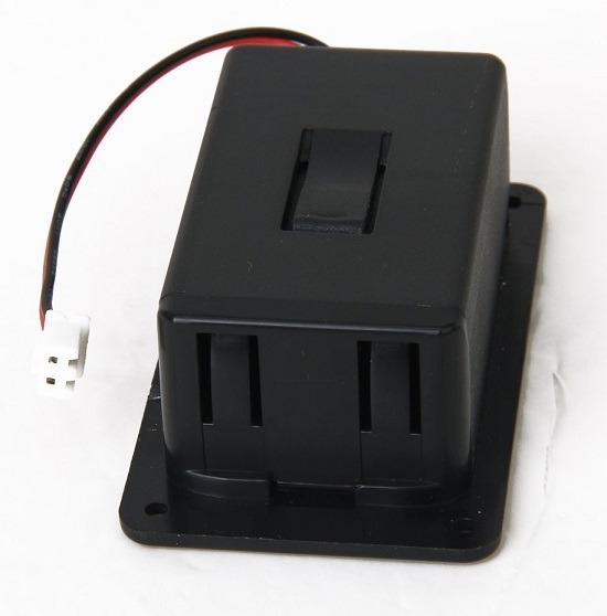 9v Batteri Holder Box til Indbygning med Stik