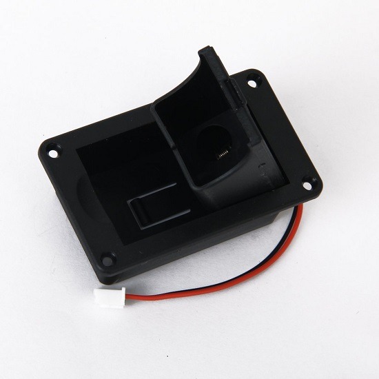 9v Batteri Holder Box til Indbygning med Stik