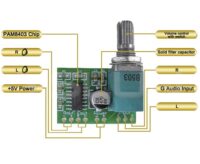 PAM8403 Mini 5V Power Digital Audio Amplifier