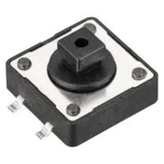 TC-1212T Tact Taktil trykknap Momentan mikrokontakt
