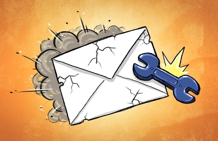 Broken mail
