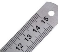 ruler stainless steel 15cm