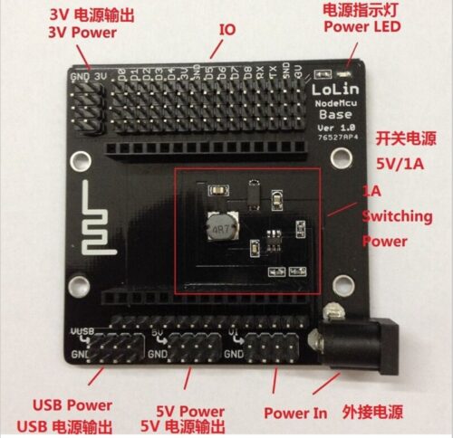 NodeMcu Lua WIFI baseplade ESP8266 test - BitByg