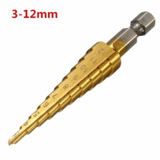 3-12mm HSS Step Drill Bits