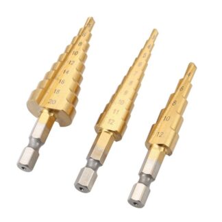 3pcs. Step Drill Bits Set
