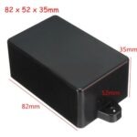 Black Plastic Project Protective Box 82 x 52 x 35mm