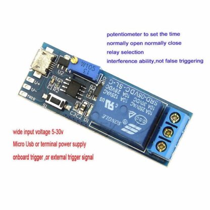 Relæ Timer Control Trigger Delay Switch Module