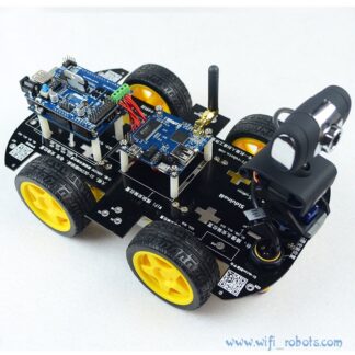 Smart Wifi 4WD DIY RC-robotbil med 1,3 MP HD-kamera