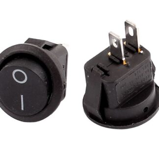 15mm SPST 2PIN On/Off Rund Vippekontakt 3A/250V