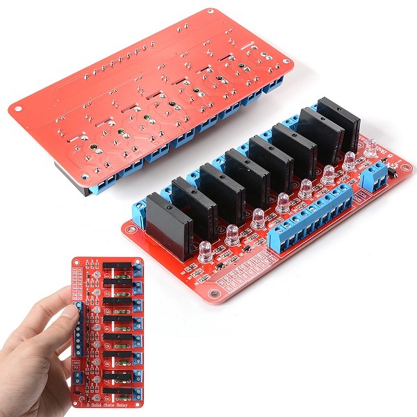 Solid State Relay Module Board SSR Omron 1-8 channel