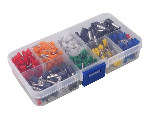 Terminal Rør 400 stk/sæt Isoleret ledning Pin End Terminal Ferrules Kit ...
