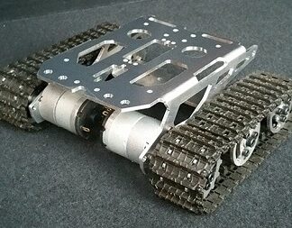 Tracked Vehicle Chassis 3 Wheels
