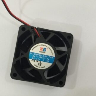 12V DC Fan 2Pin Brushless Fan Dual Ball Bearing 60x60x25mm