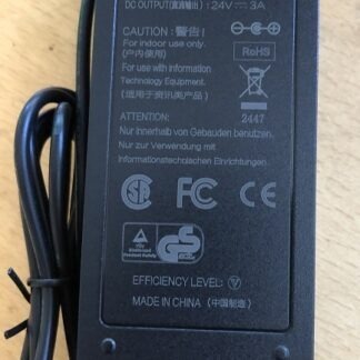 24V 3A Transformer 72W strømforsyningsadapter