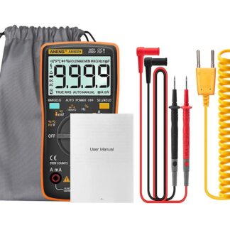AN8009 True-RMS Auto Range 9999 Count digital multimeter - Rød
