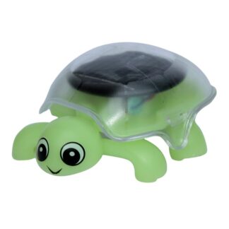 Mini solar energy green turtle