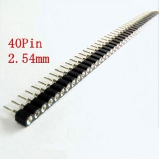 Round Female Single row header 40 pin 2.54mm