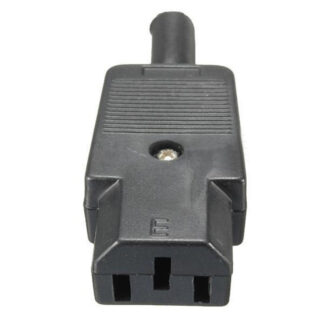 IEC 320 C13 Female Plug Adapter 3pin Socket