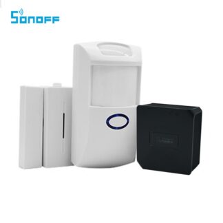 Sonoff PIR2 PIR-sensor og DW1 dør og vinduesalarmsensor