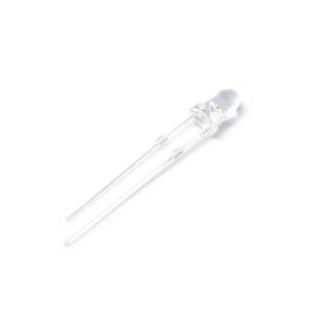 V.06:LED 3mm (Clear Lens) White