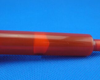 10CC sprøjtebeholder, stempel, hætte, hat - Red
