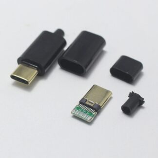 USB C to Cable Fast Charging DIY Plug With Cover