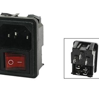 Panel Mount with Switch IEC320 C14 3P Male