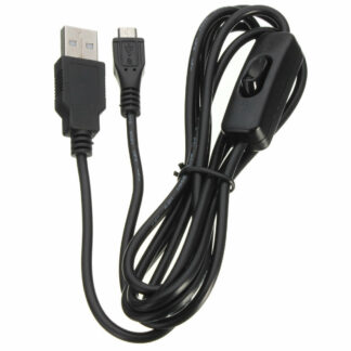 USB til mikro-USB-kabel med ON/OFF-knap