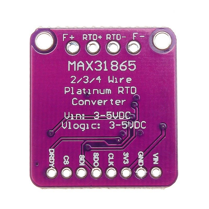 MAX31865 RTD Platin-modstandstemperaturdetektormodul PT100-PT1000 - Billede 2