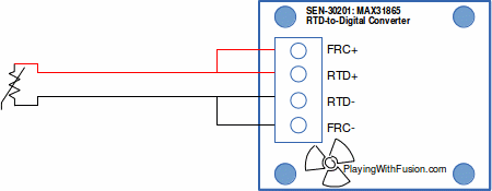 MAX31865 RTD Platin-modstandstemperaturdetektormodul PT100-PT1000 - Billede 3