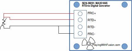 MAX31865 RTD Platin-modstandstemperaturdetektormodul PT100-PT1000 - Billede 4
