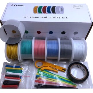 Fleksibelt Silikone Ledning Kabel 6 Farver