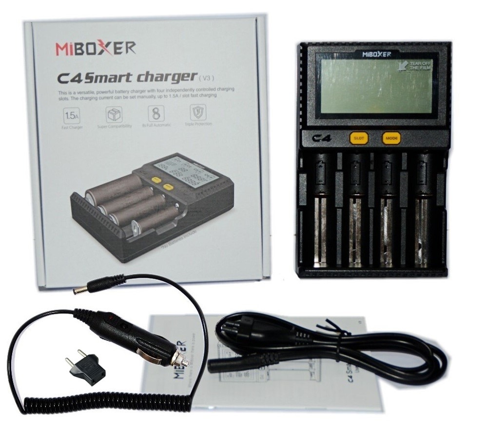 Miboxer C4 VC4 LCD Smart batterioplader