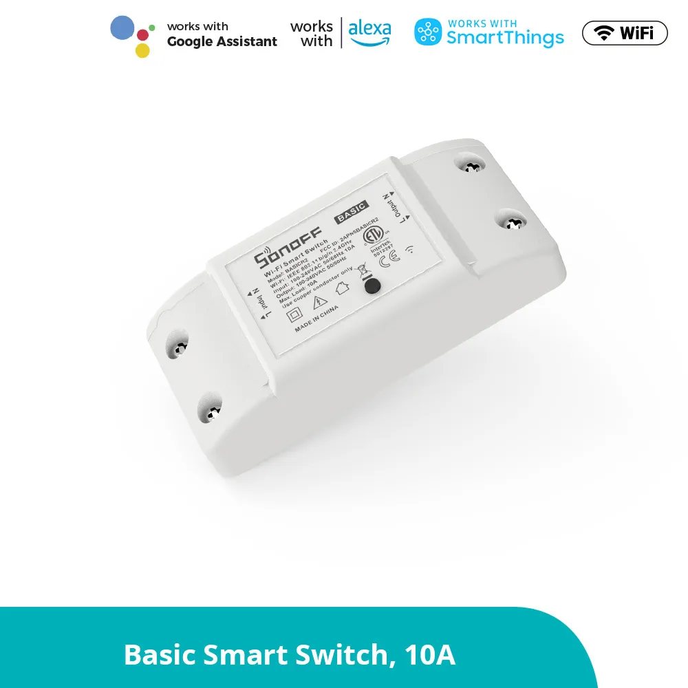 SONOFF BASICR2- WiFi trådløs Smart Switch