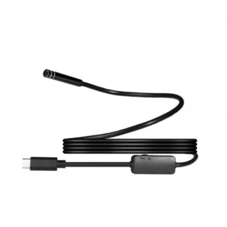 Endoskop Borescope Snake Inspection, 7 mm kamera, 2 meter hårdt kabel