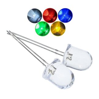 10mm LED Diode Light Assorted Set 50stk.