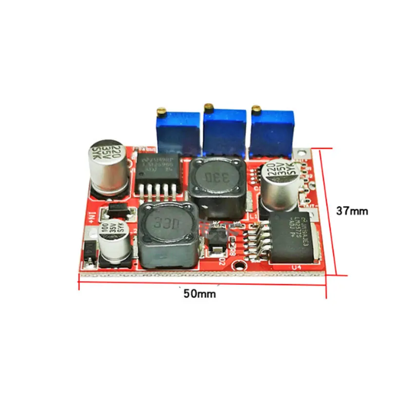 Sol/vindenergi Opladning Modul LM2596 - Billede 3