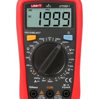 UNI-T UT33+ Multimeter i håndfladestørrelse