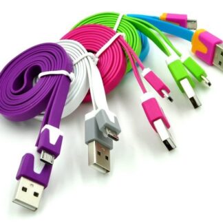 Micro USB Data Sync Lade Fladt Kabel
