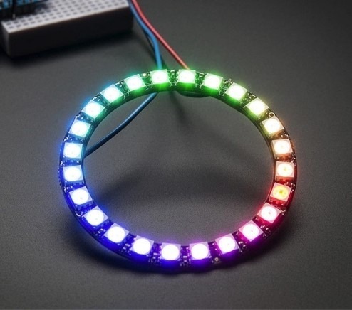 WS2812 RGB LED Cirkulær NeoPixel Ring Light